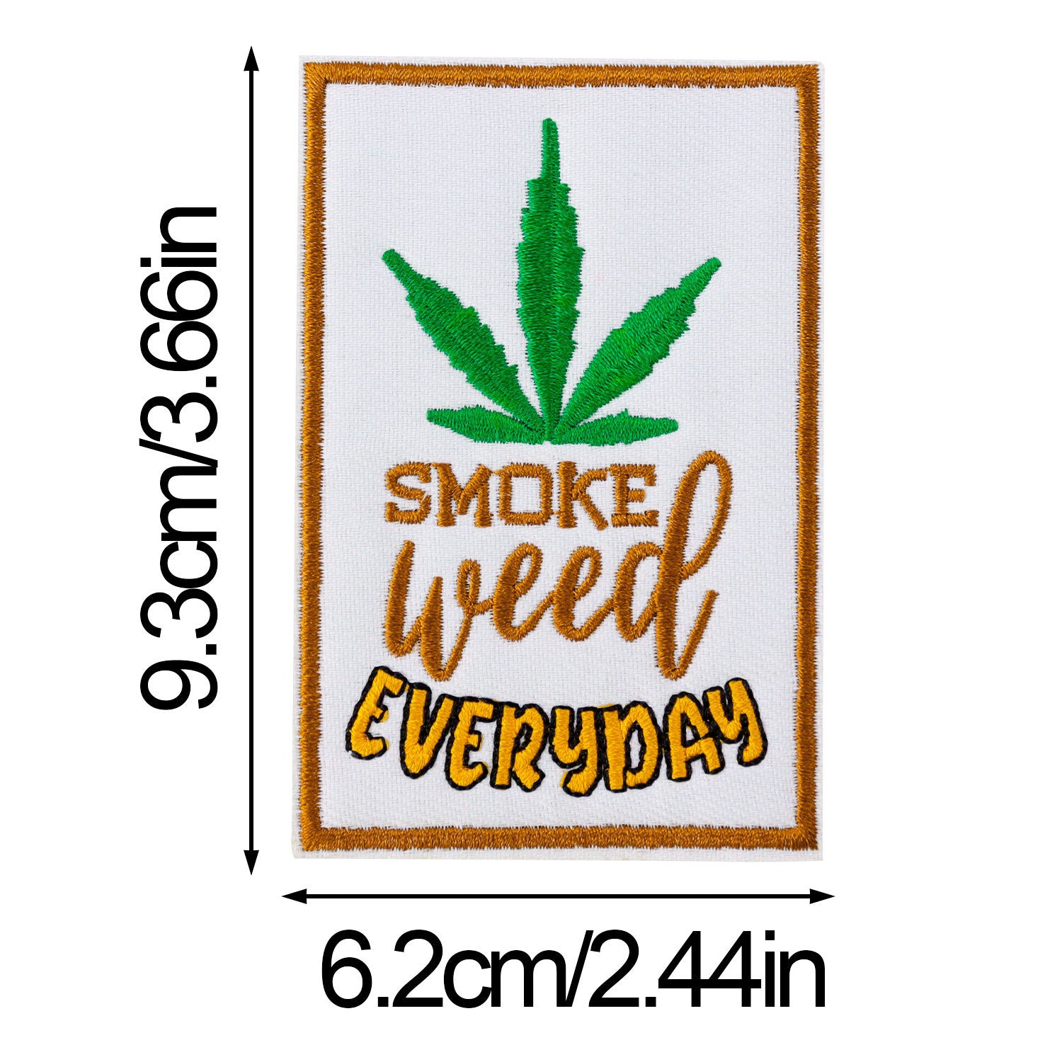 Wholesale Leaf embroidered patch pattern cloth patch